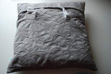 Kussenhoes grijs