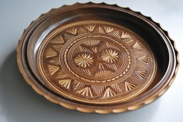 Houten schaal schaaltje kapstok 001