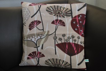 Donkerrode kussenhoes