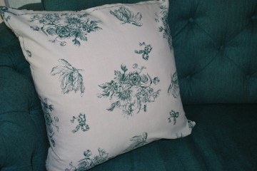 Kussenhoes blauwe kommetjes 001