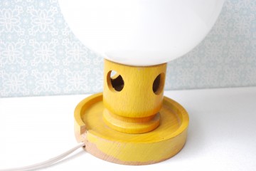 Geel lampje 22cm