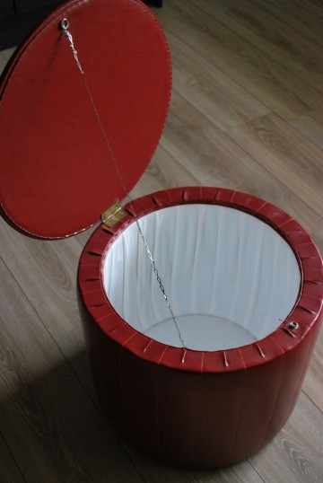 Poef peer bloempot lamp 002