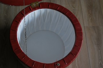 Poef peer bloempot lamp 003