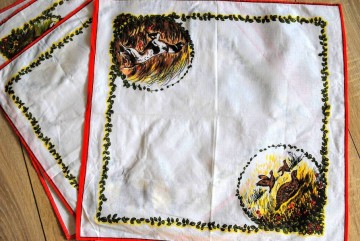 Servetten kerst kussenhoes zakdoeken kleedje thermos 030 1