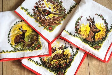 Servetten kerst kussenhoes zakdoeken kleedje thermos 034 1