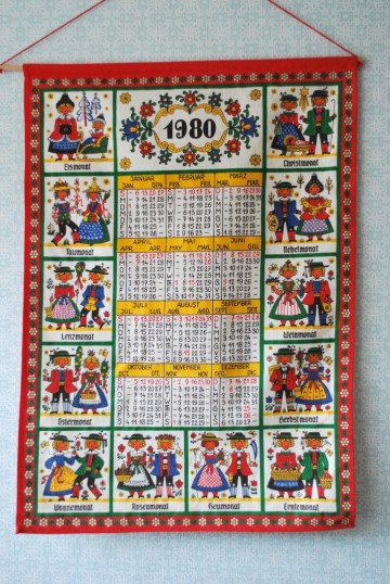 Stoofje bloempot borden wandkalender 021